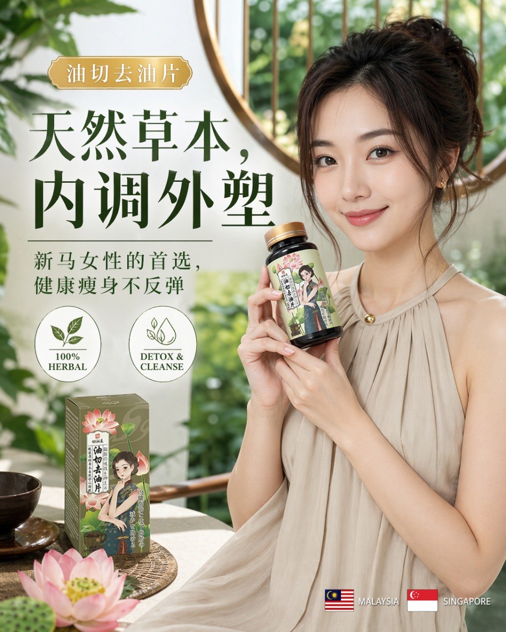 台湾热销东南亚火爆销量升级版二代油切去油片,科学去油,餐后2粒,养肝补 肾,减脂掉秤,预防三高!不用节食,不用运动,7日有感!